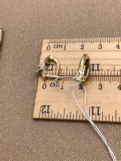 *Серьги Белый Фианит цв  Лимонное, Белое арт. 02-4298-00-501-1121-38-163 (вес 2,98 г) - фото 343014 *Серьги Белый Фианит цв  Лимонное, Белое арт. 02-4298-00-501-1121-38-163 (вес 2,98 г) - фото 343014