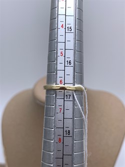 *Кольцо р.17 Белый Фианит цв  Лимонное, Белое арт. 01-5263-00-501-1121-38-546 (вес 3,04 г) - фото 343023