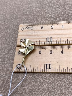 *Подвеска Белый Фианит цв  Лимонное, Белое арт. 03-2654-00-401-1121-48-577 (вес 2 г) - фото 343058 *Подвеска Белый Фианит цв  Лимонное, Белое арт. 03-2654-00-401-1121-48-577 (вес 2 г) - фото 343058