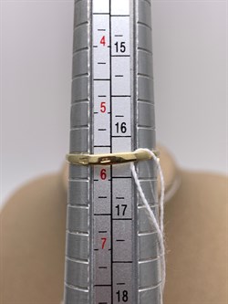 *Кольцо р.16,5 Белый Фианит цв  Лимонное, Белое арт. 01-5014-00-401-1121-48-200 (вес 2,1 г) - фото 343062