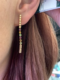 *Серьги цв Красное арт. 02-4287-00-219-1110-57-023 (вес 3,25 г) - фото 343210 *Серьги цв Красное арт. 02-4287-00-219-1110-57-023 (вес 3,25 г) - фото 343210