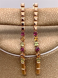 *Серьги цв Красное арт. 02-4287-00-219-1110-57-023 (вес 3,25 г) - фото 343213 *Серьги цв Красное арт. 02-4287-00-219-1110-57-023 (вес 3,25 г) - фото 343213