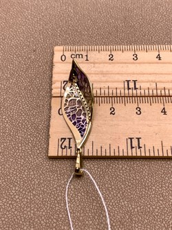 *Подвеска Белый Фианит цв Лимонное арт. 03-2621-00-401-1130-48-315 (вес 1,96 г) - фото 343315 *Подвеска Белый Фианит цв Лимонное арт. 03-2621-00-401-1130-48-315 (вес 1,96 г) - фото 343315