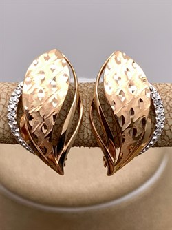 *Серьги Белый Фианит цв Красное арт. 02-3753-00-401-1110-03-940 (вес 2,88 г) - фото 343438 *Серьги Белый Фианит цв Красное арт. 02-3753-00-401-1110-03-940 (вес 2,88 г) - фото 343438