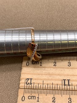 *Кольцо р.18 Белый Фианит цв Красное арт. 01-5077-00-401-1110-48-879 вес 2,41 г - фото 343590 *Кольцо р.18 Белый Фианит цв Красное арт. 01-5077-00-401-1110-48-879 вес 2,41 г - фото 343590