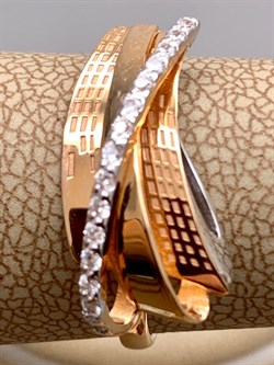 *Кольцо р.18 Белый Фианит цв Красное арт. 01-5077-00-401-1110-48-879 вес 2,41 г - фото 343592 *Кольцо р.18 Белый Фианит цв Красное арт. 01-5077-00-401-1110-48-879 вес 2,41 г - фото 343592