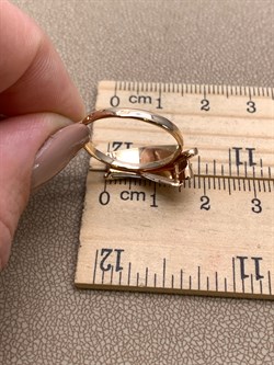 *Кольцо р.18 Белый Фианит цв Красное арт. 01-5077-00-401-1110-48-879 вес 2,41 г - фото 343596 *Кольцо р.18 Белый Фианит цв Красное арт. 01-5077-00-401-1110-48-879 вес 2,41 г - фото 343596