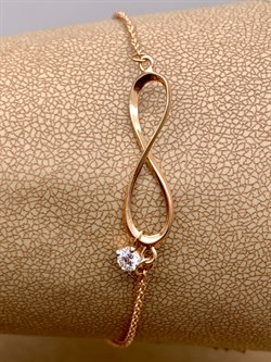 *Браслет р.23-27 Белый Фианит цв Красное арт. 05-0596-01-401-1110-65-560 (вес 3,05 г) - фото 343677 *Браслет р.23-27 Белый Фианит цв Красное арт. 05-0596-01-401-1110-65-560 (вес 3,05 г) - фото 343677