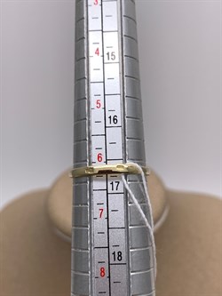 *Кольцо р.17 Белый Фианит цв Лимонное арт. 01-5022-00-401-1130-48-490 (вес 2,41 г) - фото 343885 *Кольцо р.17 Белый Фианит цв Лимонное арт. 01-5022-00-401-1130-48-490 (вес 2,41 г) - фото 343885