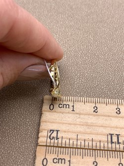 *Подвеска Белый Фианит цв Лимонное арт. 03-3107-00-501-1130-38-959 (вес 2,5 г) - фото 343939