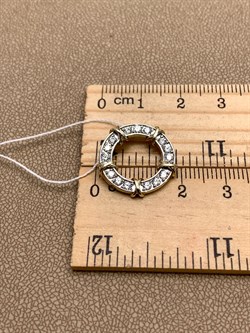 *Подвеска Белый Фианит цв Лимонное арт. 03-3107-00-501-1130-38-959 (вес 2,5 г) - фото 343940