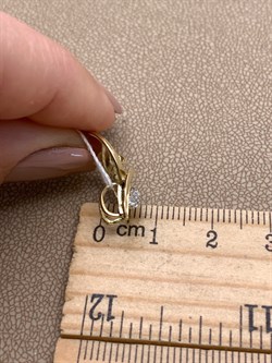 *Подвеска Каллы Белый Фианит цв Лимонное арт. 03-2936-00-401-1130-23-543 (вес 2,19 г) - фото 343967 *Подвеска Каллы Белый Фианит цв Лимонное арт. 03-2936-00-401-1130-23-543 (вес 2,19 г) - фото 343967