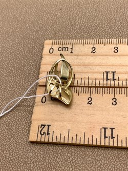 *Подвеска Каллы Белый Фианит цв Лимонное арт. 03-2936-00-401-1130-23-543 (вес 2,19 г) - фото 343968 *Подвеска Каллы Белый Фианит цв Лимонное арт. 03-2936-00-401-1130-23-543 (вес 2,19 г) - фото 343968