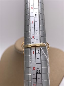 *Кольцо р.18,5 Белый Фианит цв Лимонное арт. 01-4841-00-401-1130-48-270 (вес 3,58 г) - фото 343997