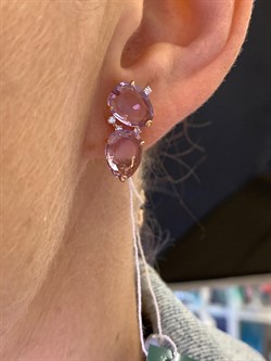 *Серьги цв Красное арт. 02-3165-00-209-1110-46-223 (вес 4,4 г) - фото 344116 *Серьги цв Красное арт. 02-3165-00-209-1110-46-223 (вес 4,4 г) - фото 344116