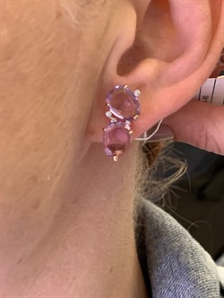 *Серьги цв Красное арт. 02-3165-00-209-1110-46-223 (вес 4,4 г) - фото 344117 *Серьги цв Красное арт. 02-3165-00-209-1110-46-223 (вес 4,4 г) - фото 344117