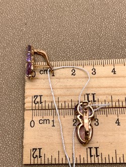 *Серьги цв Красное арт. 02-3165-00-209-1110-46-223 (вес 4,4 г) - фото 344122 *Серьги цв Красное арт. 02-3165-00-209-1110-46-223 (вес 4,4 г) - фото 344122