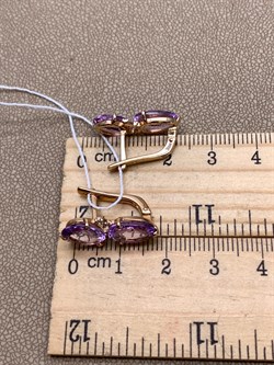 *Серьги цв Красное арт. 02-3165-00-209-1110-46-223 (вес 4,4 г) - фото 344123 *Серьги цв Красное арт. 02-3165-00-209-1110-46-223 (вес 4,4 г) - фото 344123