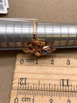 *Кольцо р.17,5 Аметист цв Красное арт. 01-5149-00-203-1110-57-121 (вес 3,23 г) - фото 344135