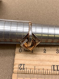 *Кольцо р.17 Белый Фианит цв Красное, Лимонное арт. 01-5125-00-401-1113-48-203 (вес 2,73 г) - фото 344390 *Кольцо р.17 Белый Фианит цв Красное, Лимонное арт. 01-5125-00-401-1113-48-203 (вес 2,73 г) - фото 344390