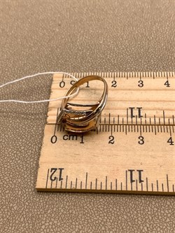 *Кольцо р.17 Белый Фианит цв Красное, Лимонное арт. 01-5125-00-401-1113-48-203 (вес 2,73 г) - фото 344397 *Кольцо р.17 Белый Фианит цв Красное, Лимонное арт. 01-5125-00-401-1113-48-203 (вес 2,73 г) - фото 344397