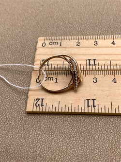 *Кольцо р.17 Белый Фианит цв Красное, Лимонное арт. 01-5125-00-401-1113-48-203 (вес 2,73 г) - фото 344398 *Кольцо р.17 Белый Фианит цв Красное, Лимонное арт. 01-5125-00-401-1113-48-203 (вес 2,73 г) - фото 344398