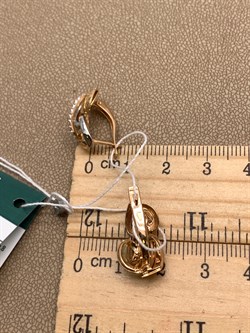 *Серьги Белый Фианит цв Красное и Лимонное арт. 02-4112-00-401-1113-48-825 (вес 3,76 г) - фото 344427 *Серьги Белый Фианит цв Красное и Лимонное арт. 02-4112-00-401-1113-48-825 (вес 3,76 г) - фото 344427