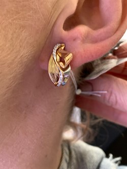 *Серьги Белый Фианит цв Красное и Лимонное арт. 02-4184-00-401-1113-48-448 (вес 3,78 г) - фото 344460 *Серьги Белый Фианит цв Красное и Лимонное арт. 02-4184-00-401-1113-48-448 (вес 3,78 г) - фото 344460