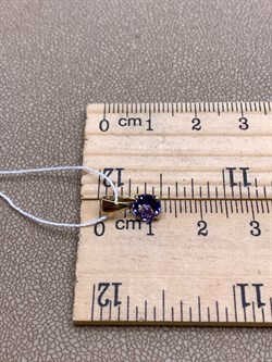 *Подвеска Танзанит цв Лимонное арт. 3990271-333 (вес 0,59 г) - фото 344494 *Подвеска Танзанит цв Лимонное арт. 3990271-333 (вес 0,59 г) - фото 344494