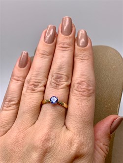 *Кольцо р.18 Танзанит цв Лимонное арт. 1990271-167 (вес 1,65 г) - фото 344514 *Кольцо р.18 Танзанит цв Лимонное арт. 1990271-167 (вес 1,65 г) - фото 344514