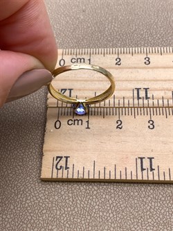 *Кольцо р.18 Танзанит цв Лимонное арт. 1990271-167 (вес 1,65 г) - фото 344515 *Кольцо р.18 Танзанит цв Лимонное арт. 1990271-167 (вес 1,65 г) - фото 344515