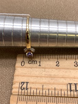 *Кольцо р.18 Танзанит цв Лимонное арт. 10991955-088 (вес 1,62 г) - фото 344549