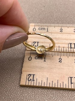 *Кольцо р.18 Танзанит цв Лимонное арт. 10991955-088 (вес 1,62 г) - фото 344556