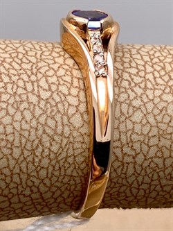 *Кольцо р.17,5 Танзанит цв Красное арт. 10991407-618 (вес 2,1 г) - фото 344726