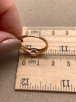 *Кольцо р.17,5 Танзанит цв Красное арт. 10991407-618 (вес 2,1 г) - фото 344729