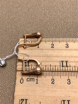 *Серьги Танзанит цв Красное арт. 20991407-619 (вес 2,97 г) - фото 344733