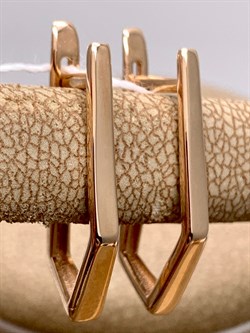 *Серьги цв Красное арт. 20004787-664 (вес 2,72 г) - фото 344791