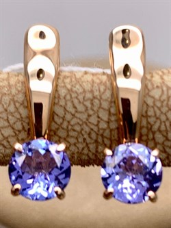 *Серьги Танзанит цв Красное арт. 2990271-439 (вес 2,58 г) - фото 344804 *Серьги Танзанит цв Красное арт. 2990271-439 (вес 2,58 г) - фото 344804