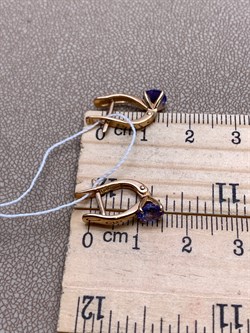 *Серьги Танзанит цв Красное арт. 2990271-439 (вес 2,58 г) - фото 344808 *Серьги Танзанит цв Красное арт. 2990271-439 (вес 2,58 г) - фото 344808