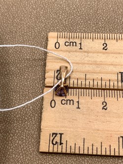 *Подвеска Танзанит Африка цв Красное арт. 3990271-331 вес 0,59 г - фото 344817 *Подвеска Танзанит Африка цв Красное арт. 3990271-331 вес 0,59 г - фото 344817