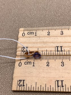 *Подвеска Танзанит Африка цв Красное арт. 3990271-331 вес 0,59 г - фото 344818 *Подвеска Танзанит Африка цв Красное арт. 3990271-331 вес 0,59 г - фото 344818