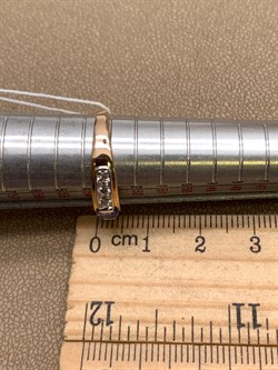 *Кольцо р.17 Танзанит цв Красное арт. 1990815-841 вес 1,81 г - фото 344838