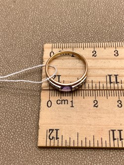 *Кольцо р.17 Танзанит цв Красное арт. 1990815-841 вес 1,81 г - фото 344846