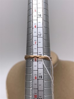 *Кольцо р.18,0 Танзанит цв Красное арт. 1990815-840 вес 1,86 г - фото 344856