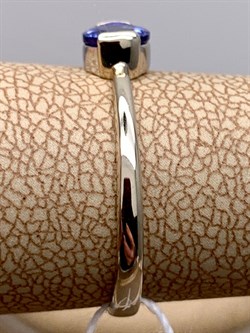 *Кольцо р.18 Танзанит цв Белое арт. 10990736-851 (вес 1,61 г) - фото 344868