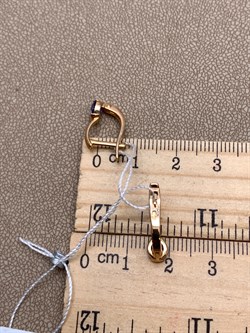 *Серьги Танзанит цв Красное арт. 20340736-978 (вес 2,25 г) - фото 344903