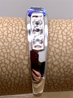 *Кольцо р.17 Танзанит цв Белое арт. 1990815-828 вес 1,78 г - фото 344909 *Кольцо р.17 Танзанит цв Белое арт. 1990815-828 вес 1,78 г - фото 344909