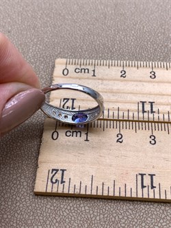 *Кольцо р.17 Танзанит цв Белое арт. 1990815-828 вес 1,78 г - фото 344912 *Кольцо р.17 Танзанит цв Белое арт. 1990815-828 вес 1,78 г - фото 344912