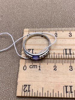 *Кольцо р.17 Танзанит цв Белое арт. 1990815-828 вес 1,78 г - фото 344913 *Кольцо р.17 Танзанит цв Белое арт. 1990815-828 вес 1,78 г - фото 344913