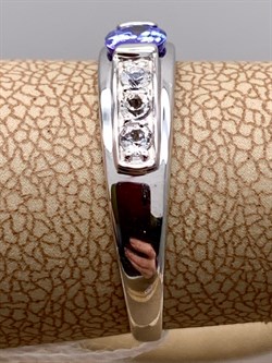 *Кольцо р.18 Танзанит цв Белое арт. 1990815-829 вес 1,95 г - фото 344933 *Кольцо р.18 Танзанит цв Белое арт. 1990815-829 вес 1,95 г - фото 344933